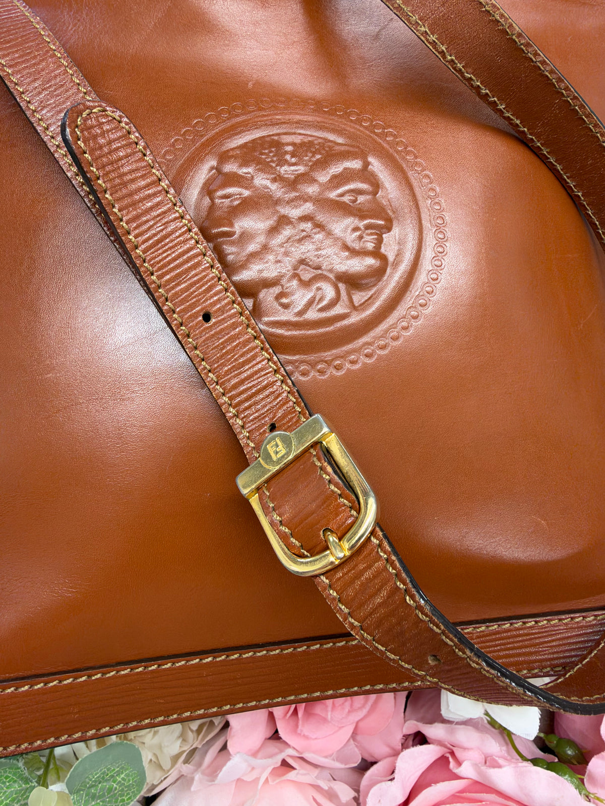 Vintage Fendi Janus Medallion Purse
