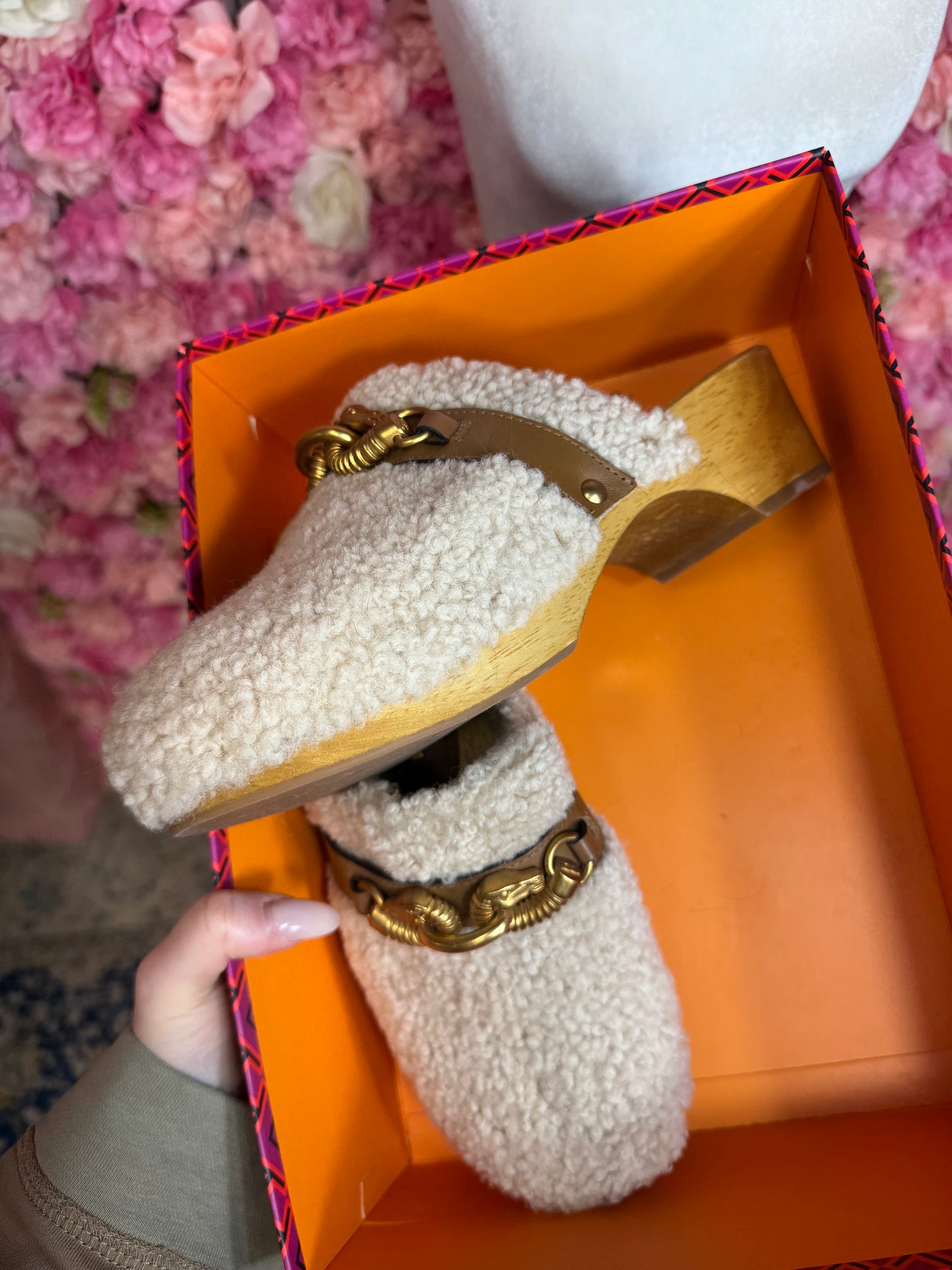 Tory Burch Jessa Sherling Clog Size 8