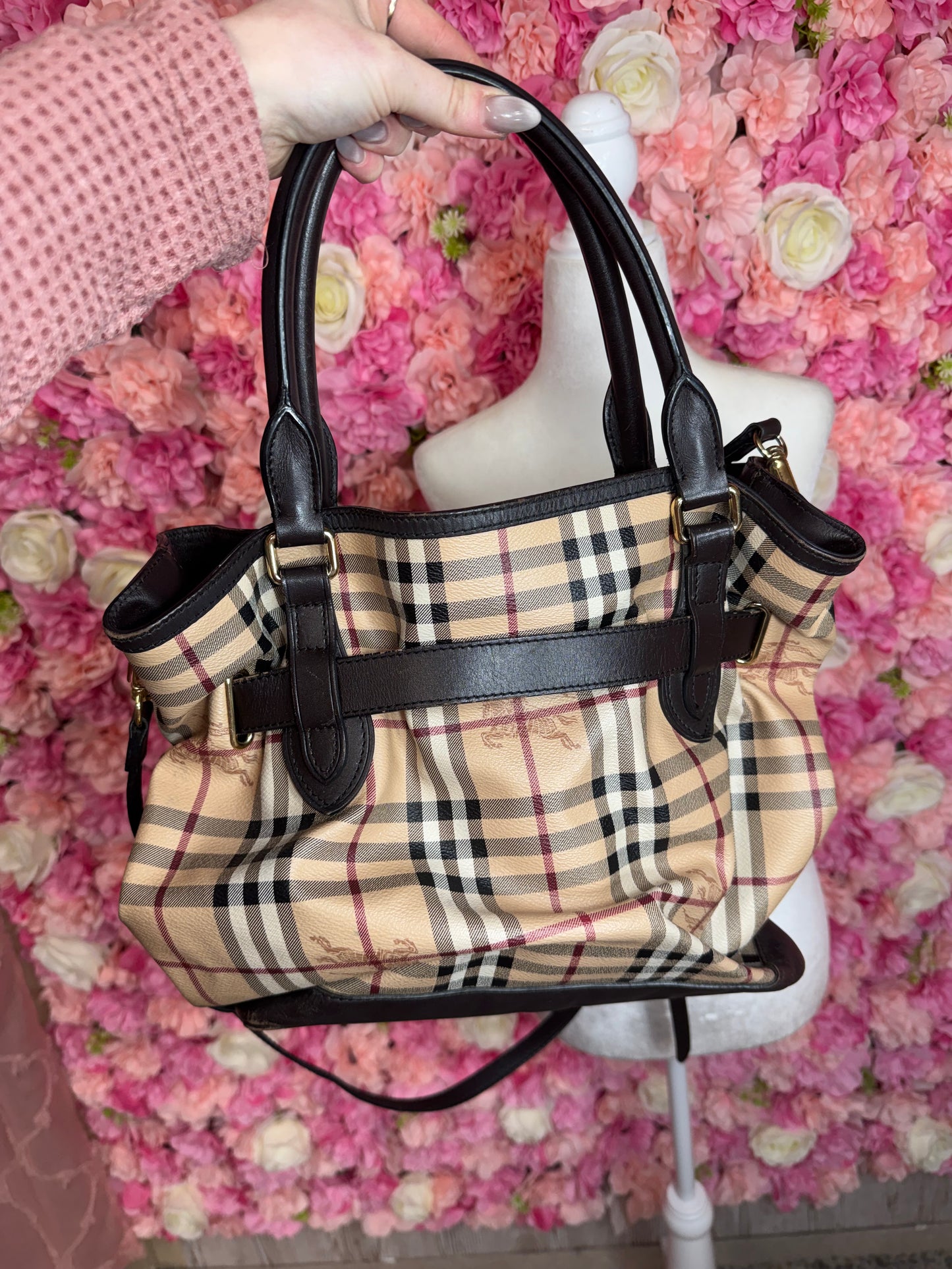 Burberry Haymaker Check Bag