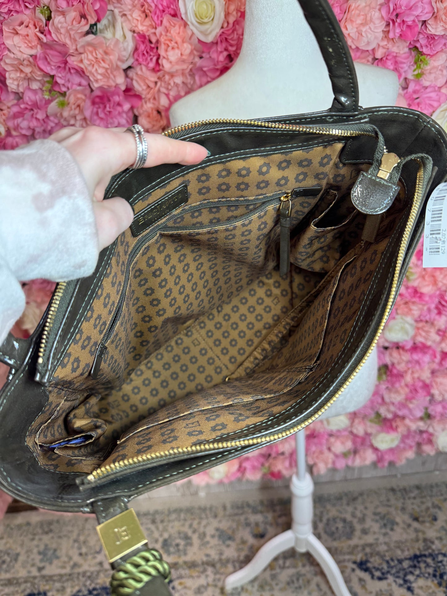 Eric Javis Green Oversized Purse