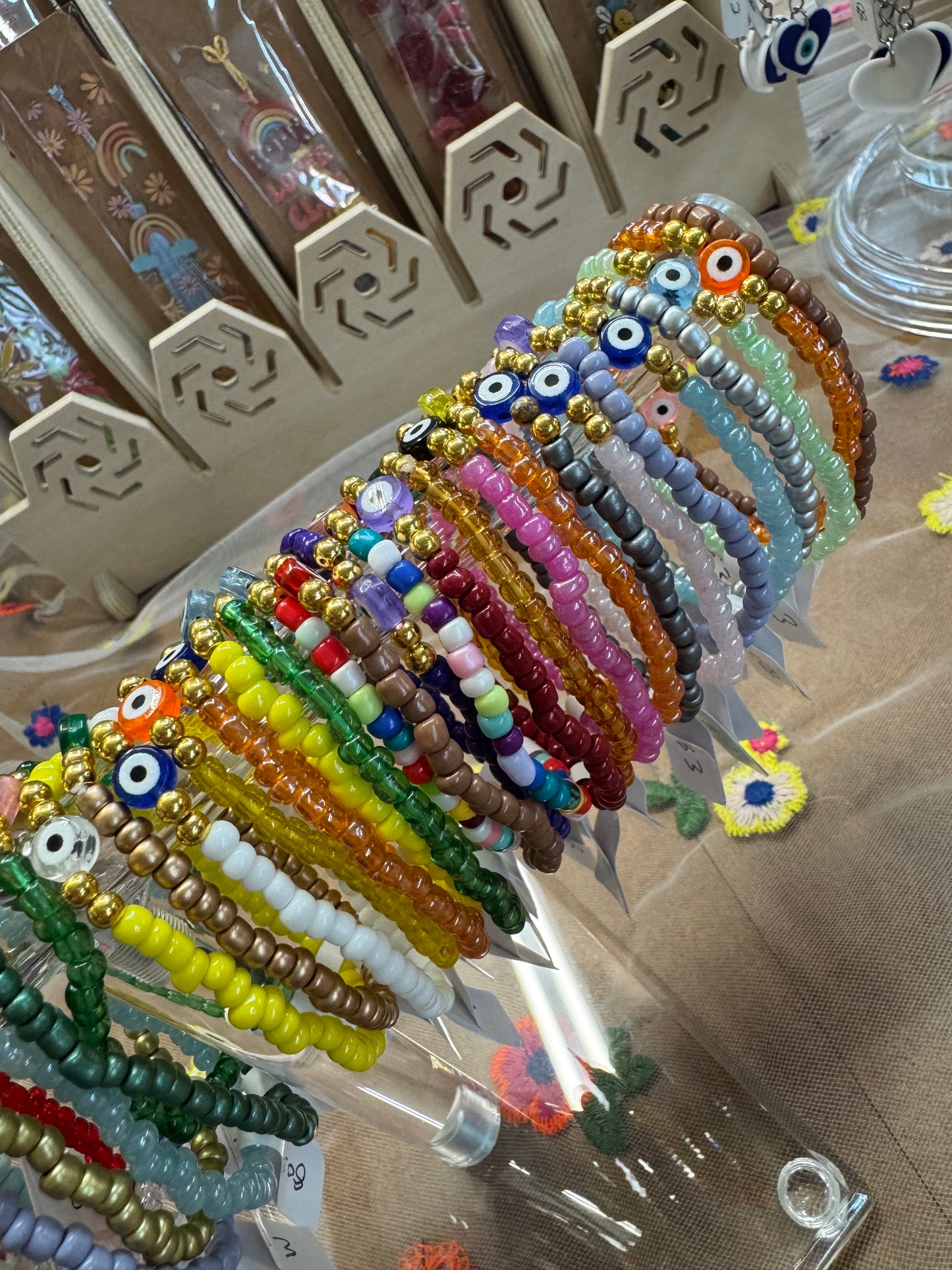 Mystery Beaded Evil Eye Bracelet