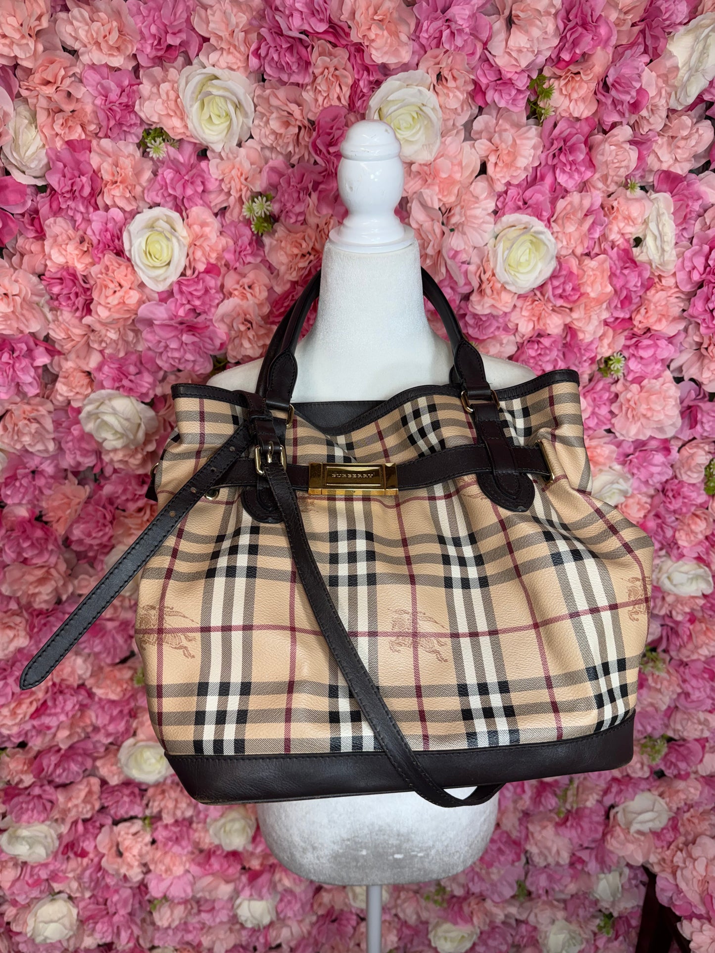 Burberry Haymaker Check Bag