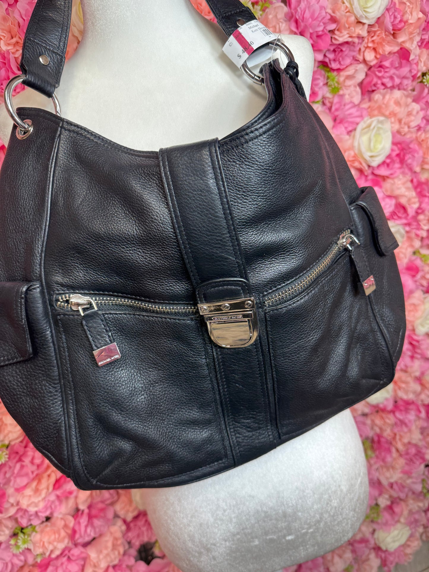 Black Michael Kors Slouchy Shoulder Bag