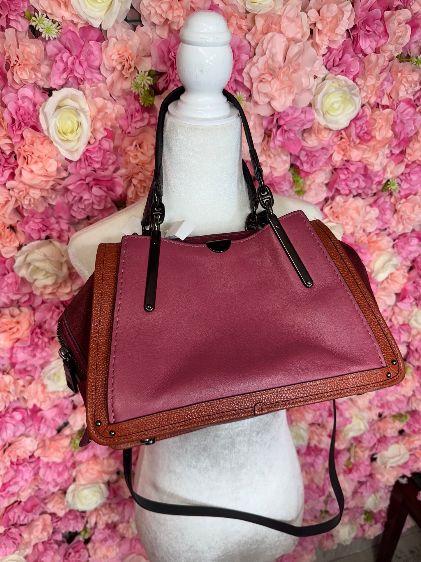 Coach Dreamer 36 Colorblock With Long Strap