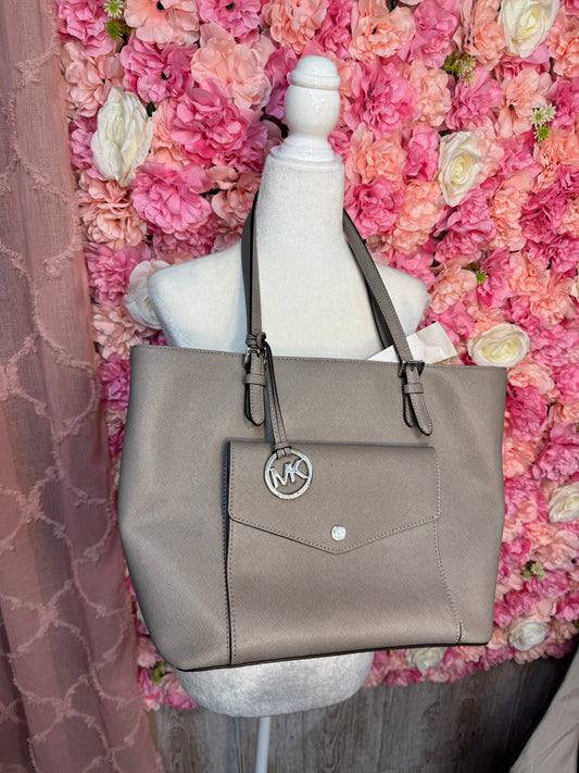 Gray & Silver Michael Kors Shoulder Bag