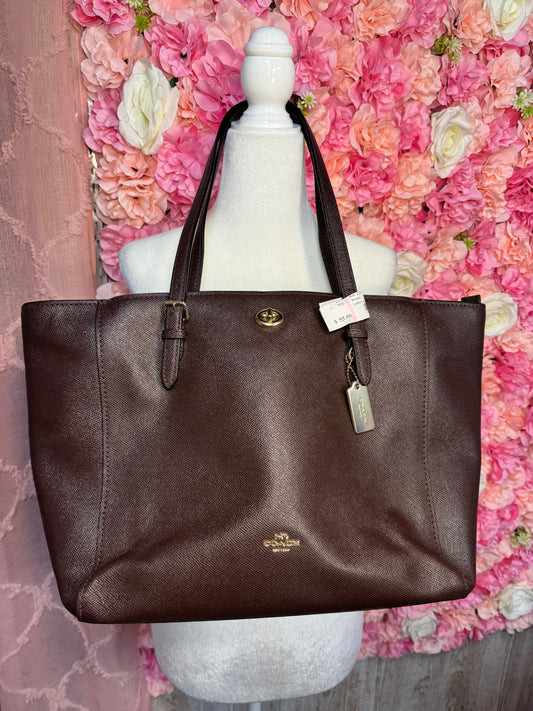 Coach Leather Tote