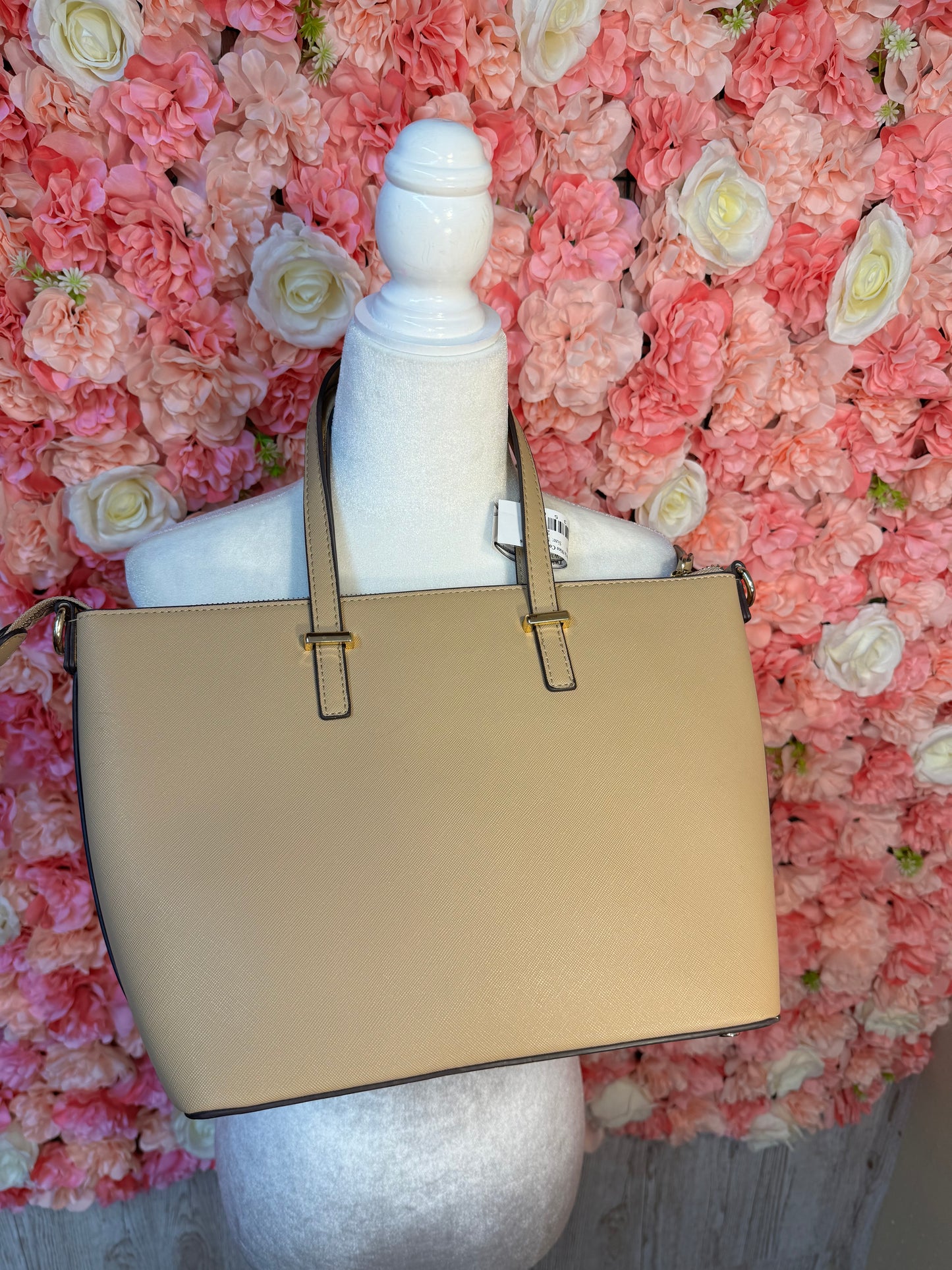 Neutral & Gold Kate Spade Purse