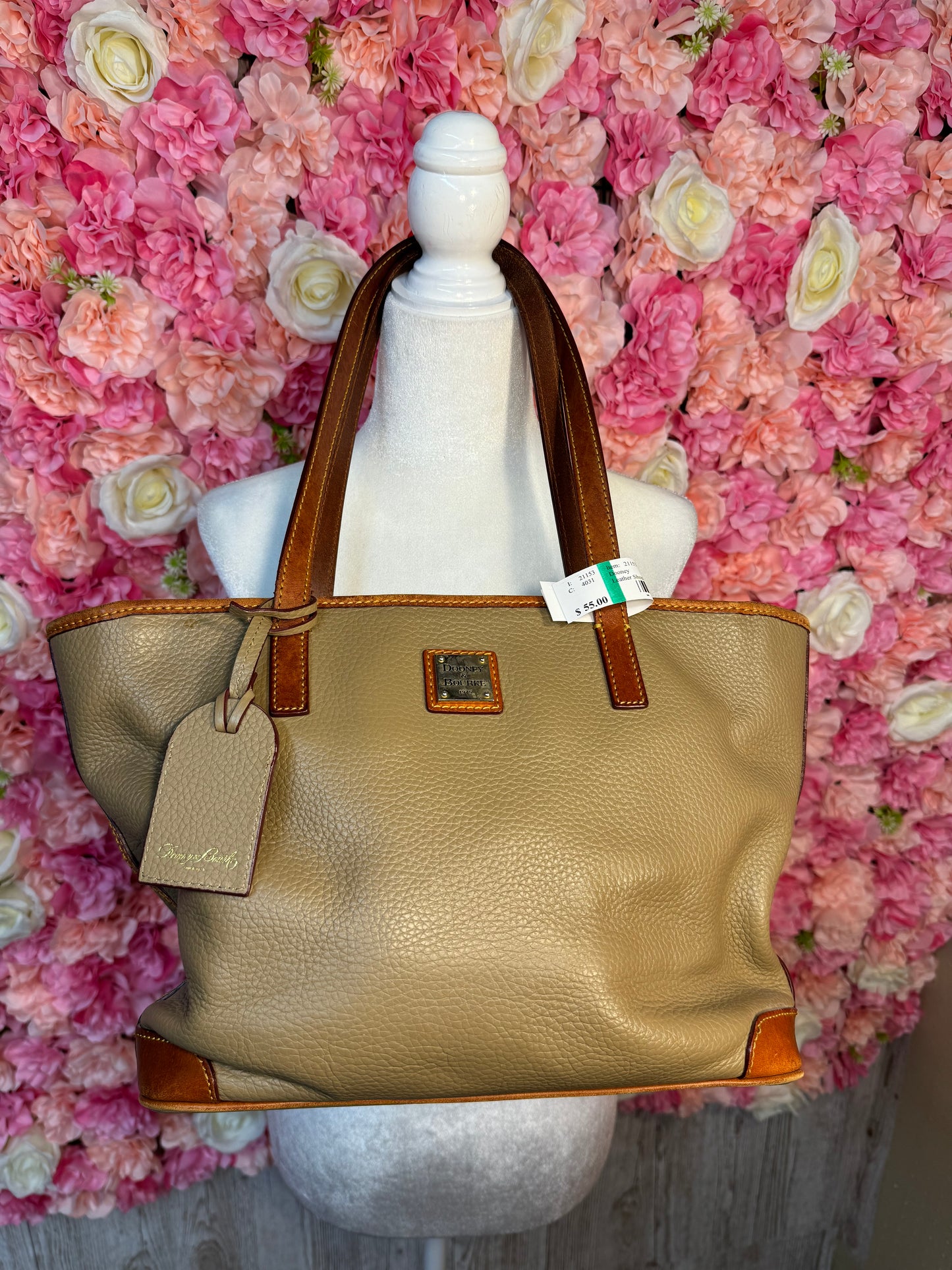 Khaki Dooney & Bourke Shoulder Bag