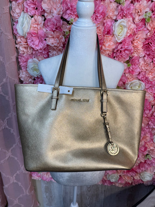 Metallic Gold Michael Kors Bag